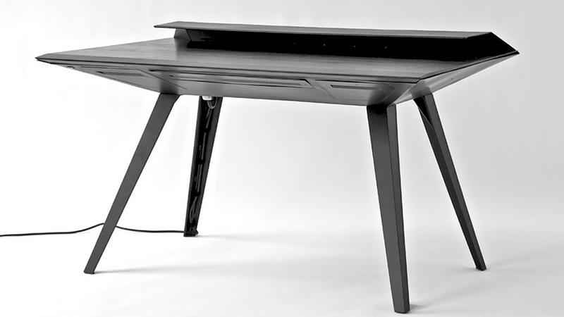 Illustration for article titled Stay Off Your Boss's Radar With This Stealth-Inspired Desk